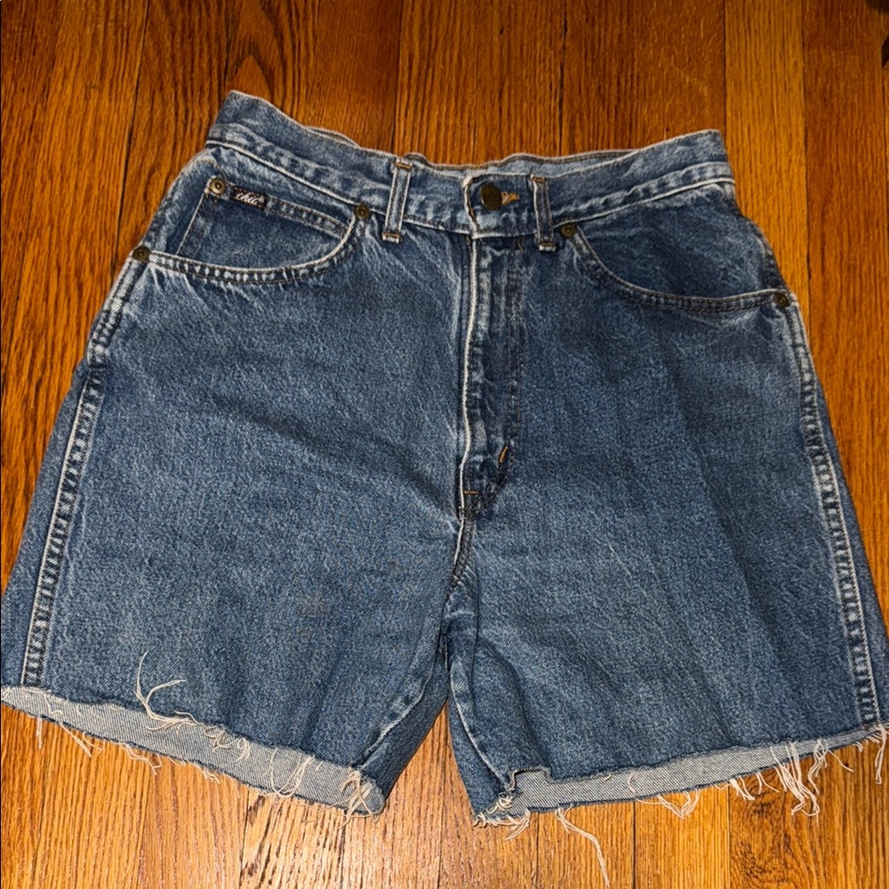 Chic Vintage Blue Jean Shorts